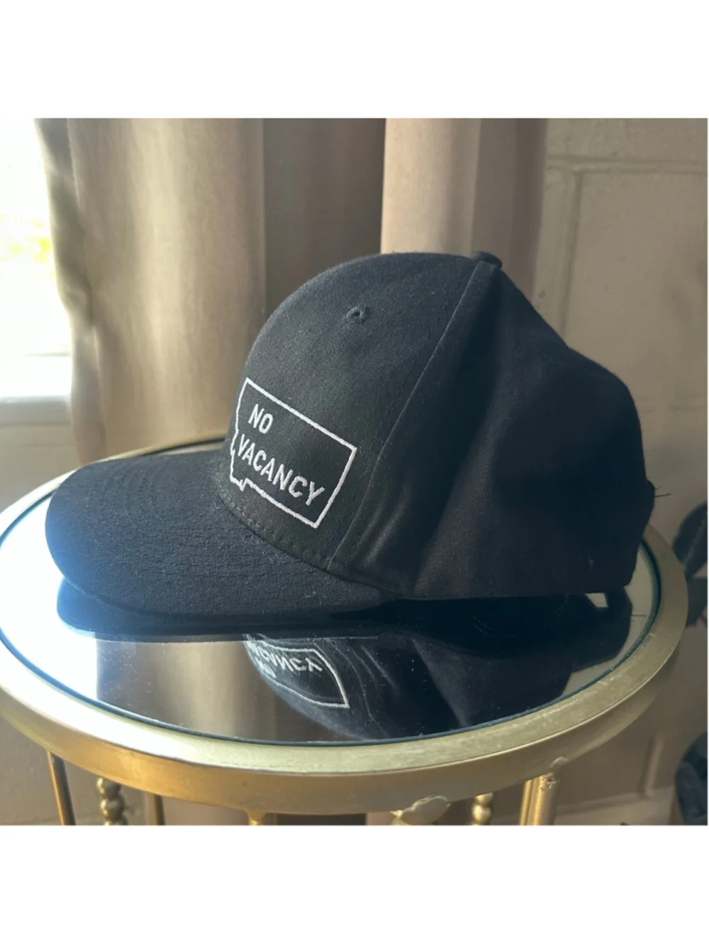 Men's Arcadian Outfitters Black White No Vacancy Montana Hat One Size